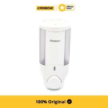 Krisbow Dispenser Soap Tempat Sabun Single 200Ml - Putih