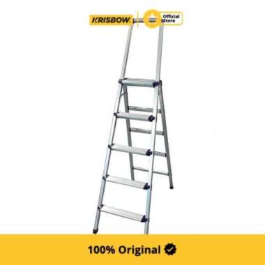 Krisbow Ladder Step Tangga Lipat Aluminium 5 Step