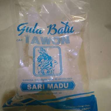 Gula batu Cap TAWON 245gr (Varian PUTIH dan KUNING) Kuning