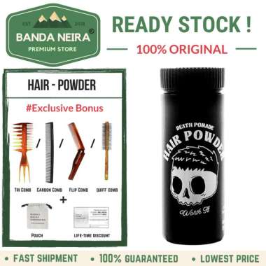 Death Pomade Hair Powder - CARBON COMB