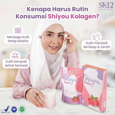 Shiyou SR12 Minuman Collagen Pemutih Badan BPOM Mencegah Kulit Keriput Menyehatkan Saluran Pencernaa
