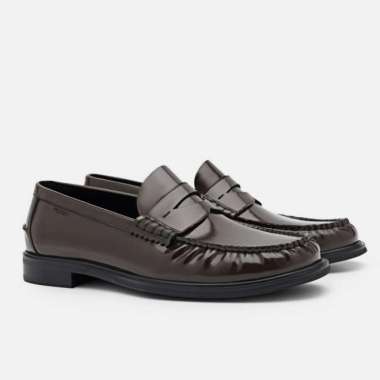 PM182 PEDRO SEPATU LOAFER PRIA ORIGINAL PANSUS KULIT ASLI ORI COKLAT
