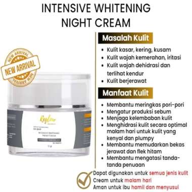 reglow paket brightening skincare ori pencerah wajah dr shindy Night Cream