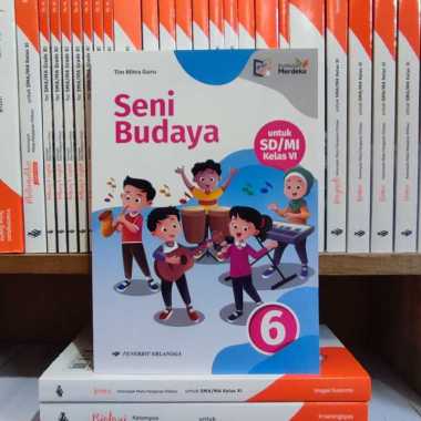 Buku Seni Budaya Kelas 6 SD Kurikulum Merdeka Erlangga