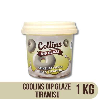 Collins Dip Glaze 1 Kg Rasa Tiramisu