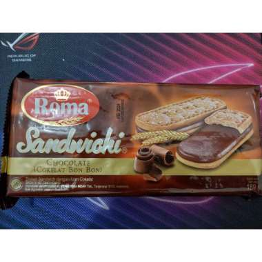 ROMA BISKUIT SANDWICH 189 GR COKLAT