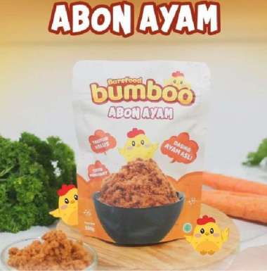 BUMBOO Barefood Abon Ayam dan Sapi Non MSG MPASI Abon Ayam