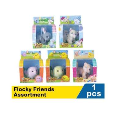 Apolo flocky friends / boneka kucing / anak ayam