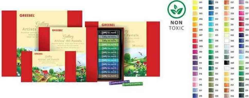 Grebel Gallery Oil Pastel 48 Clr Multicolor