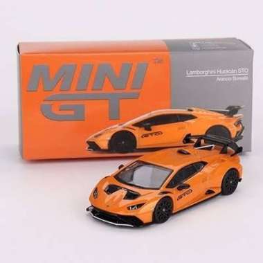 Mini Gt 511 - Mini Gt Lamborghini Huracan Sto Arancio Borealis Multicolor