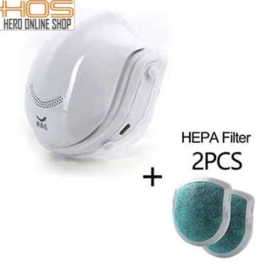 Masker Elektrik Purifier with Hepa Filter / Masker Anti Debu &amp; Virus Multicolor