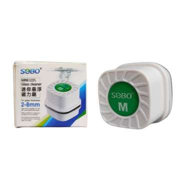 SOBO Mini Floating Magnetic Glass Cleaner Aquarium Magnet Kaca MEDIUM