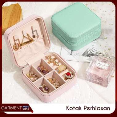 Kotak Perhiasan Mini Tempat Penyimpanan Anting Kalung Cincin Murah Bagus Jewerly Box Emas Estetik