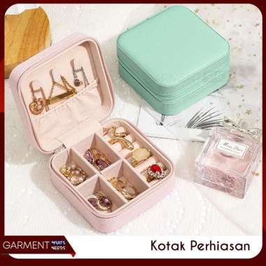 Kotak Perhiasan Mini Tempat Penyimpanan Anting Kalung Cincin Murah Bagus Jewerly Box Emas Estetik PA