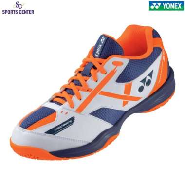 New Sepatu Badminton Yonex Power Cushion SHB 39 EX White Orange 44