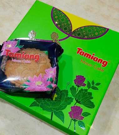 Tamiang Kue Bulan Che Lien Yong Durian Kacang Putih Hijau Hitam Vegetarian Mooncake Che Durian