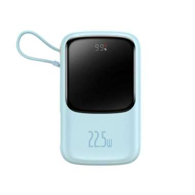Baseus Qpow Pro Digital Display Powerbank Fast Charge 10000mAh 22.5W Biru