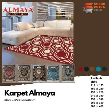 ALMAYA - KARPET PERMADANI SIZE 260 X 330 CM VARIAN WARNA RED