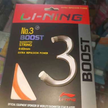 LINING NO 3 BOOST ORIGINAL SENAR RAKET BADMINTON LI-NING NO 3 BOOST boost 3