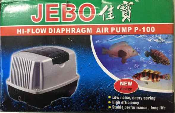 Jebo P100 Pompa Udara Kolam Ikan Jebo P 100 Aerator Air Pump hi flow