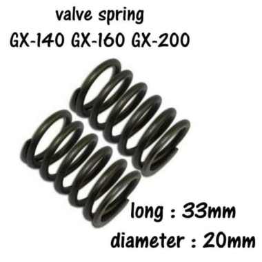 valve spring GX-160 GX-200 engine honda genset pompa air 4tak per Murah