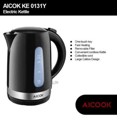 AICOK Electric Premium Kettle 1.7L Teko Listrik Coffee Tea Boiling Multicolor