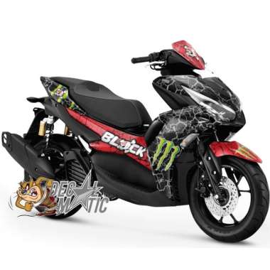 Decal Aerox Full body Stiker Aerox 155 NVX OLD/NEW Kenblock OLD AEROX Merah