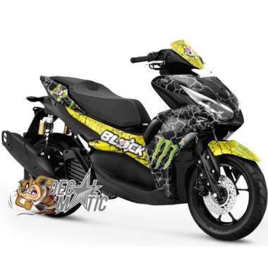 Decal Aerox Full body Stiker Aerox 155 NVX OLD/NEW Kenblock OLD AEROX Kuning