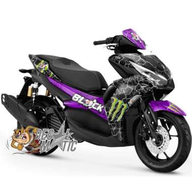 Decal Aerox Full body Stiker Aerox 155 NVX OLD/NEW Kenblock OLD AEROX Ungu