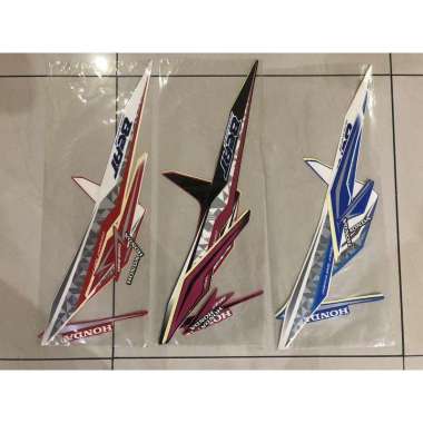 STICKER LIS BODY STRIPING BEAT ESP 2016 ISS STRIPPING STIKER LES BODI HONDA BEAT FI ESP 2016 BIRU PU