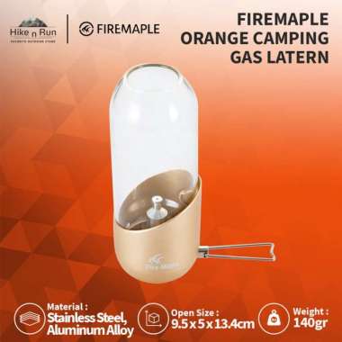 Lampu Gas FireMaple Gas Latern Lampu Camping Orange