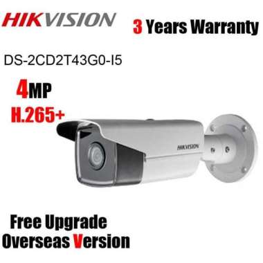 CAMERA HIKVISION DS 2CD2T430G0 I5 IR EXIR 4MP IR50M DARKFIGHTER BULLET
