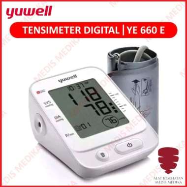 Yuwell Ye660E Tensimeter Digital Alat Ukur Cek Tekanan Darah Tensi Multicolor