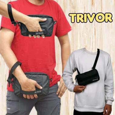 Tas Selempang Handbag Waterproof TRIVOR Original Clutch Hand bag Slingbag WB Osprey Navy