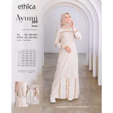 DRESS ONLY ETHICA ORIGINAL AYUMI 399 BLUE AYUMI 399 GREY AYUMI 399 KHAKI AYUMI 399 RED GAMIS DEWASA 