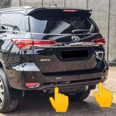 COVER MOULDING SPOILER LIDAH BUMPER BEMPER BELAKANG FORTUNER VRZ ORI - SEAESAW
