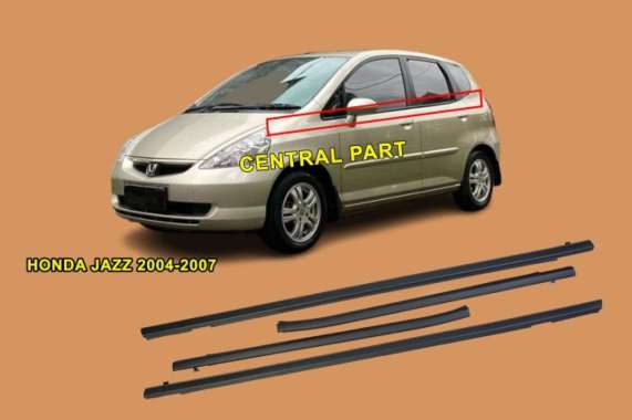 PELIPIT KARET KACA LIST KACA LUAR 4 PINTU JAZZ GD3 2004 2005 2006 2007 - SEAESAW