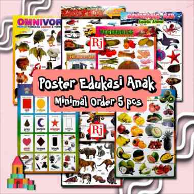 Poster Edukasi Belajar Anak (Minimal Order 5 PCS) Doa Sehari-hari