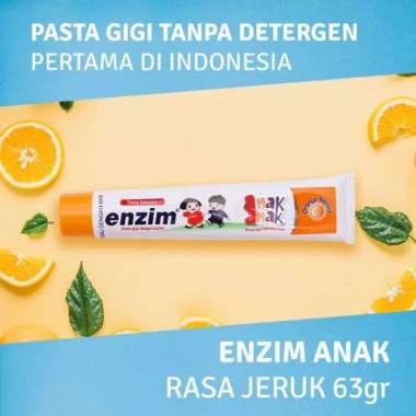 Enzim Pasta Gigi Anak enzime | odol anak enzim Orange