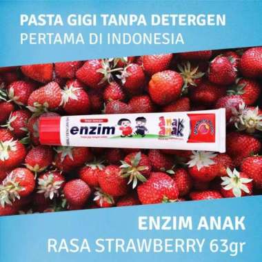 Enzim Pasta Gigi Anak enzime | odol anak enzim Strawberry