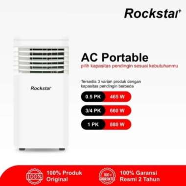 Terbaru Ac Portable Rockstar 1/2 Pk Rs 1A Ac Portable 0.5 Pk Rockstar Low Watt