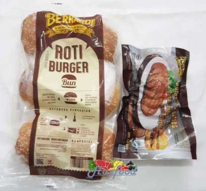 Paket Burger Bernardi + Bernardi Burger Daging Sapi (kasar)