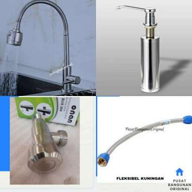 BAK CUCI PIRING KITCHEN SINK MINIMALIS 6045 SS 304 INOBE ONAN BOLZANO ONAN GOLDENHAND PAKET ONAN FLE