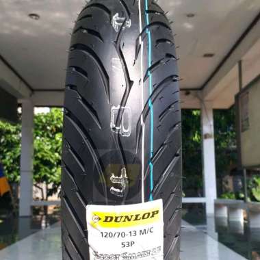 DUNLOP Tire Scoot Smart 2 120.70.13 Ring 13 Ban Harian Tubeless Motor Scooter Yamaha NMAX dll