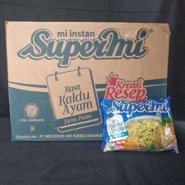 Supermi Rasa Kaldu Ayam / Mie Instan Supermi Rasa Kaldu Ayam 1Dus(Isi40Bungkus)