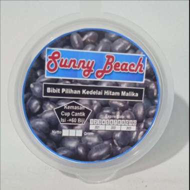 Bibit Pilihan Kedelai Hitam Malika Kemasan Cup|Benih Kedelai Hitam