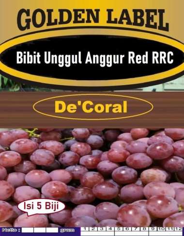 Bibit Unggul Anggur Red RRC|Benih Anggur Merah RRC|Buah Anggur