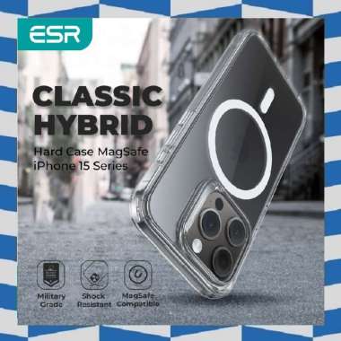 Hard Case iPhone 15 Series ESR Classic Hybrid HaloLock  15Pro Clear