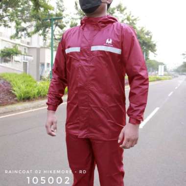 Rainshield Jas Hujan Setelan Rain Coat Razzor Original XL Hikemore Red