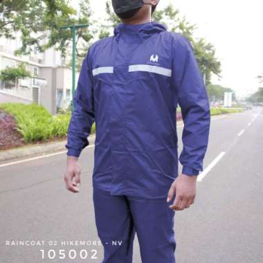 Rainshield Jas Hujan Setelan Rain Coat Razzor Original L HM Navy